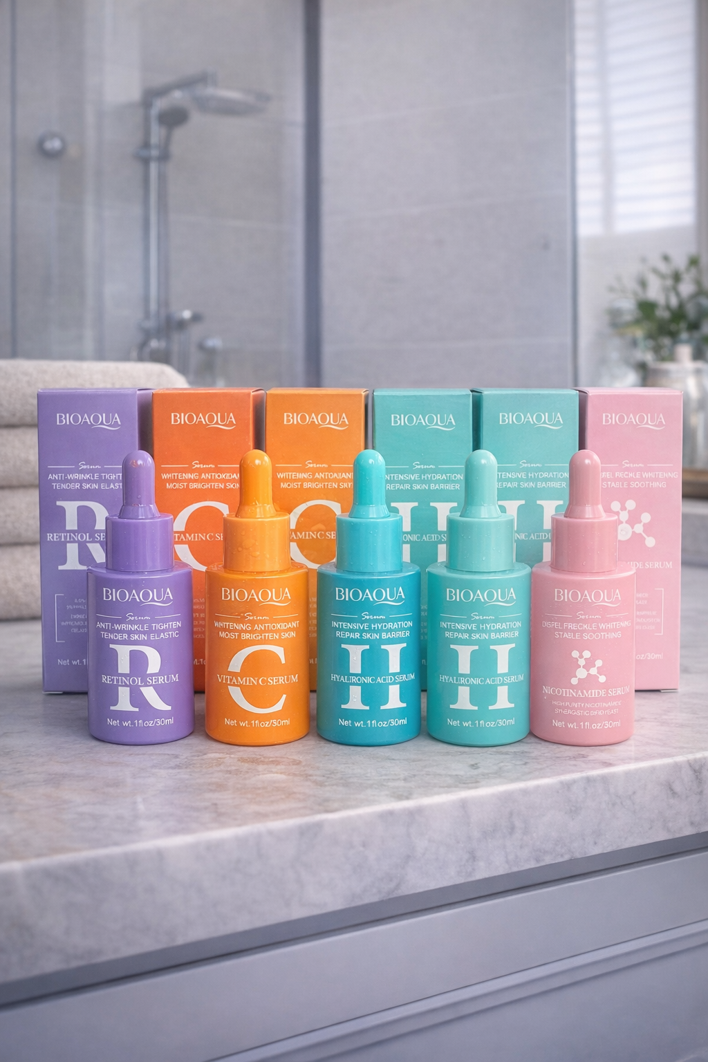 KIT X4 SERUM BIOAQUA LUJO