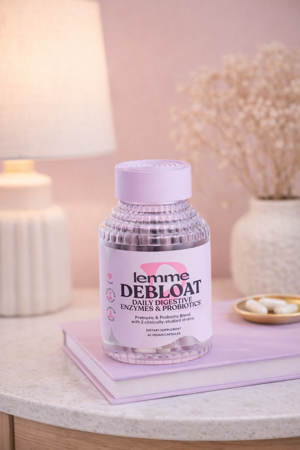 Lemme Debloat – Enzimas Digestivas y Probióticos para la Digestión y Reducción de Hinchazón