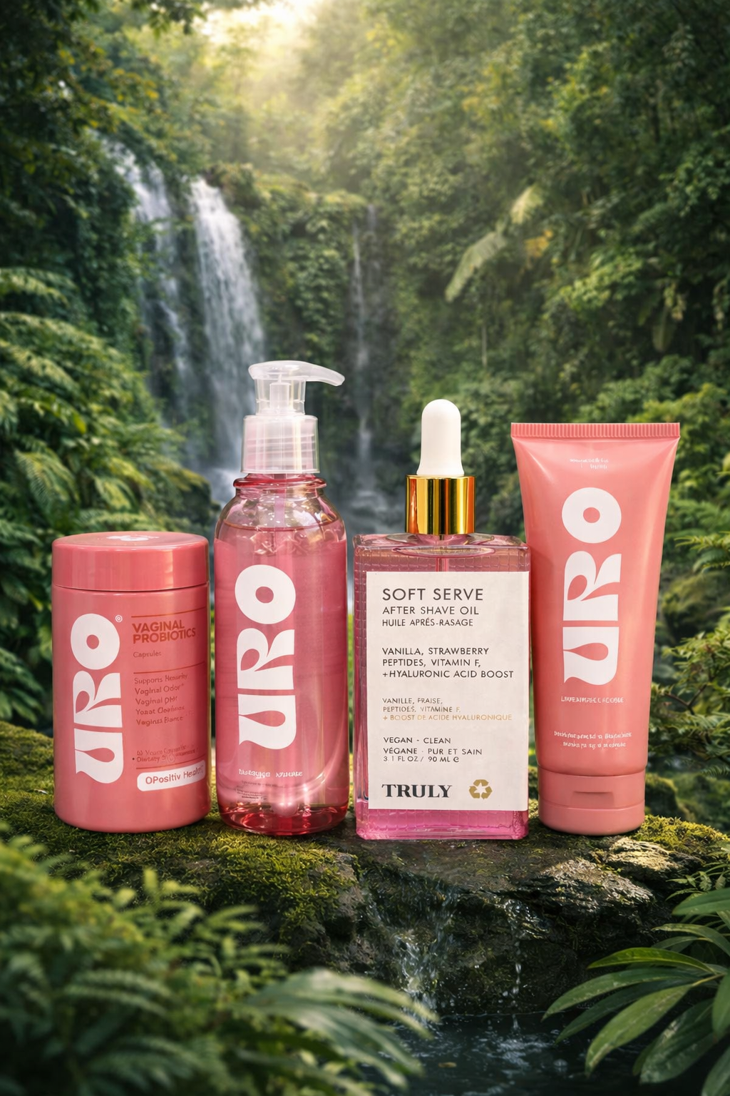 💖Kit de Cuidado Íntimo URO – Jabón + Espuma Limpiadora + Truly Caps + Gel Hidratant💖