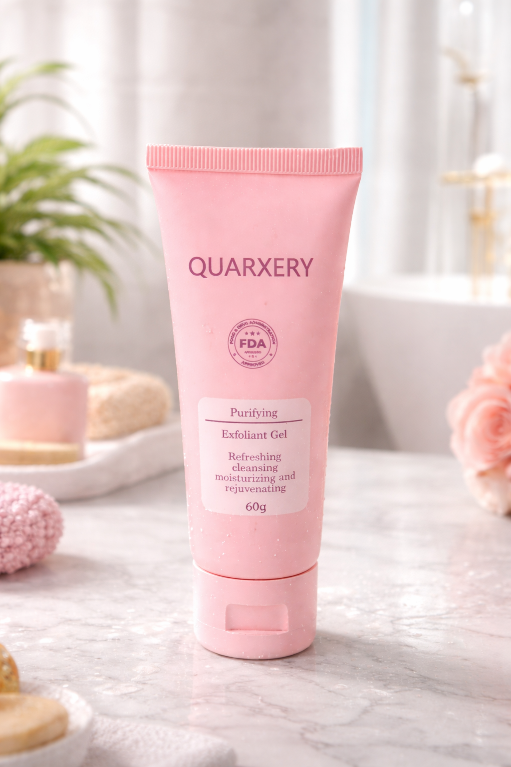 💗Gel Exfoliante Facial Quarxery – Piel Suave, Limpia y Radiante💗