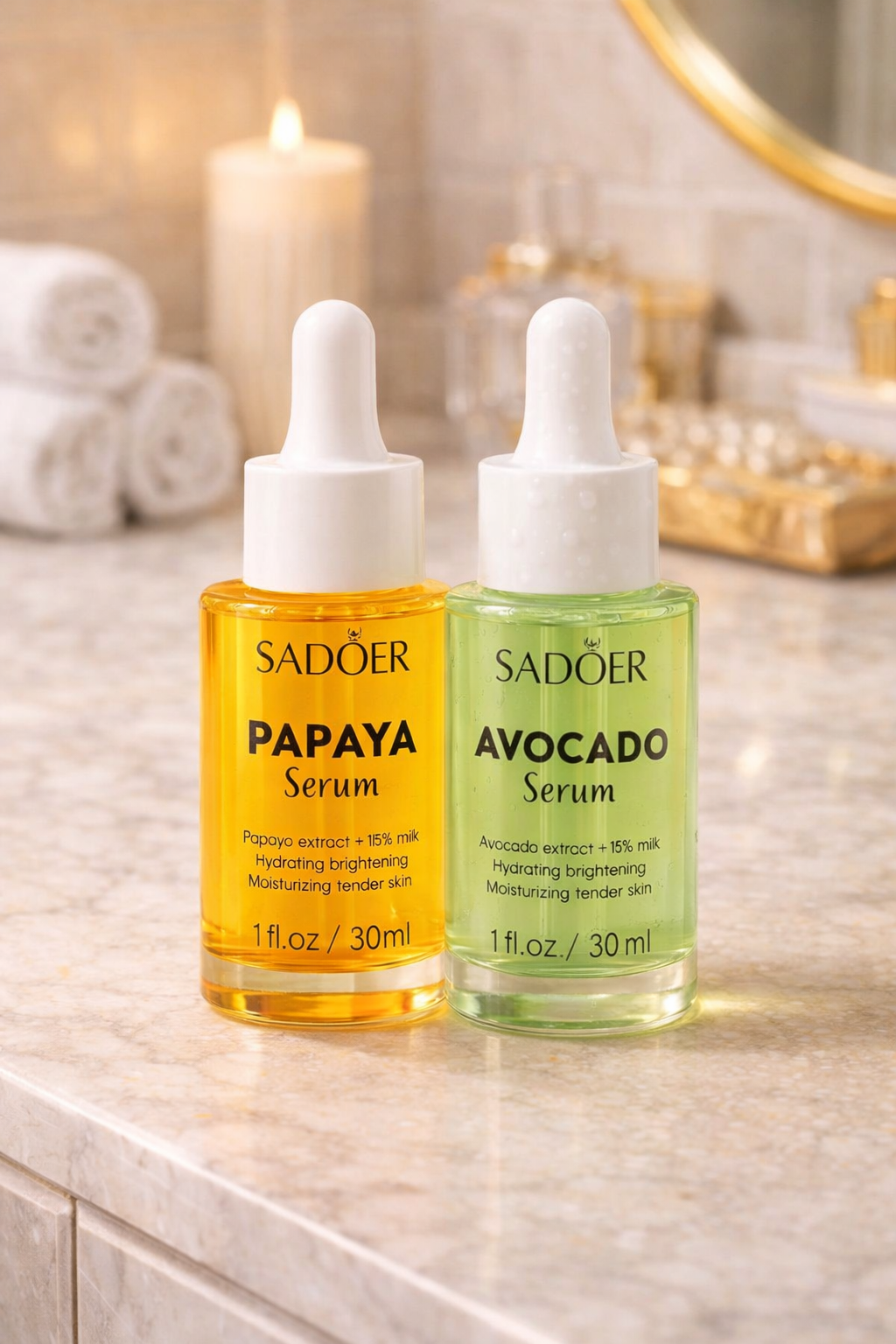 COMBO SERUM SADOER AGUACATE Y PAPAYA