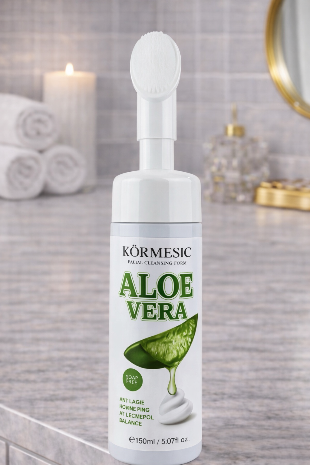 ESPUMA FACIAL HIDRATANTE CON ALOE VERA