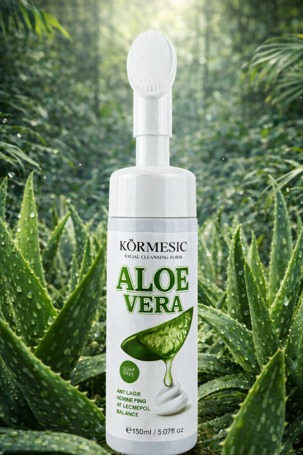 ESPUMA FACIAL HIDRATANTE CON ALOE VERA