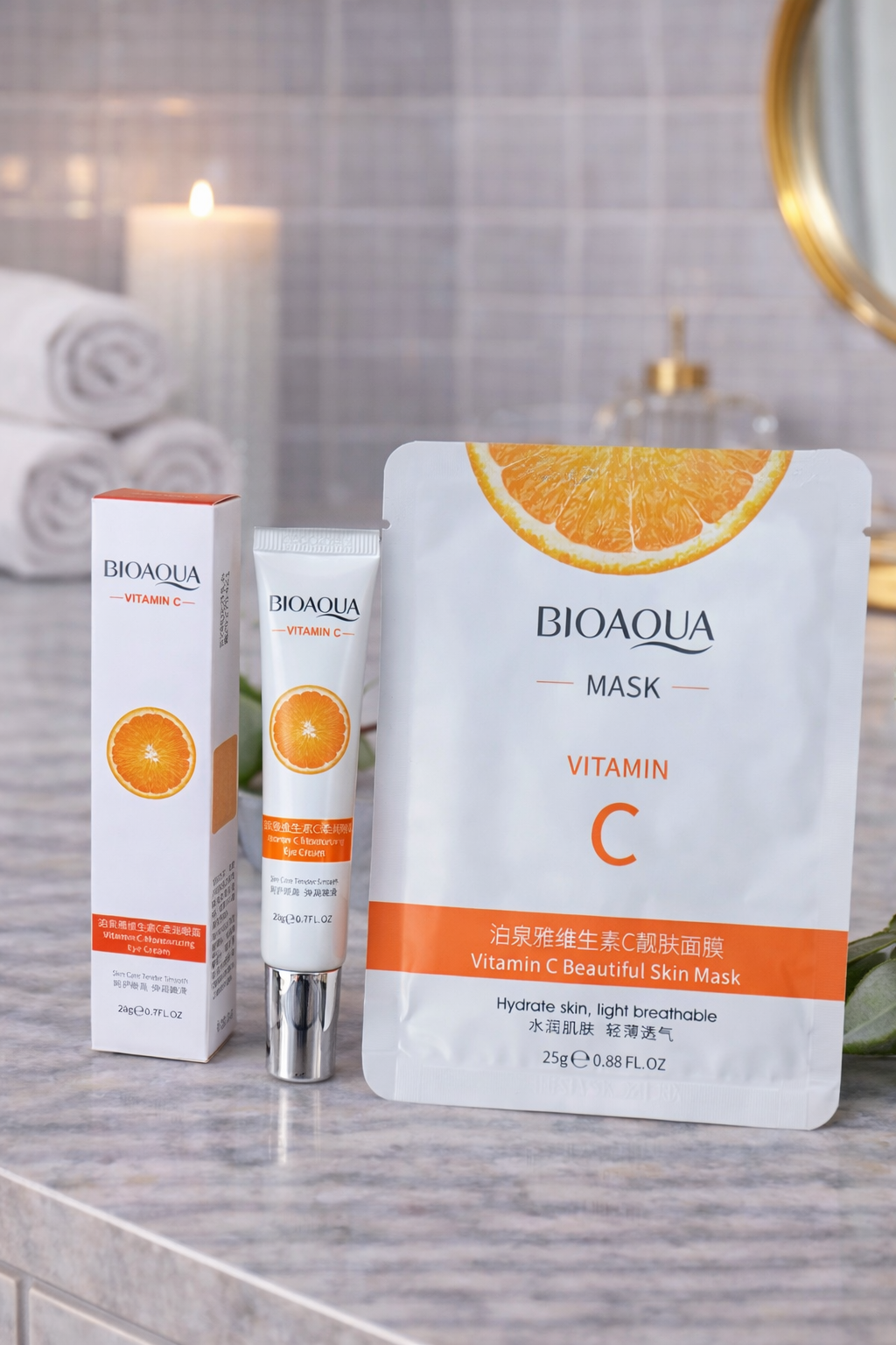 CONTORNO + MASCARILLA VITAMINA C