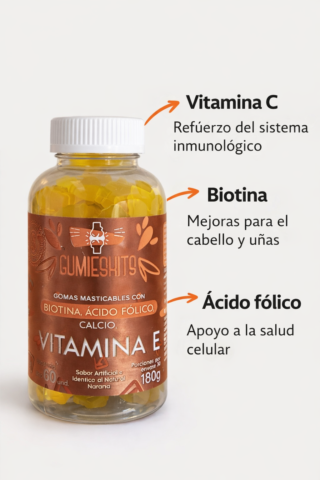 gomas de vitamina e