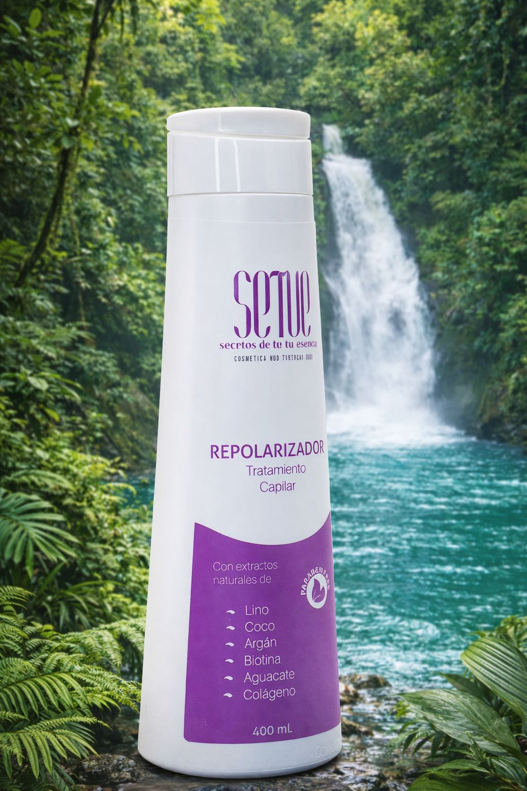 Repolarizador Capilar Serue – Reparación Profunda y Cabello Sin Frizz (400 ml)✨
